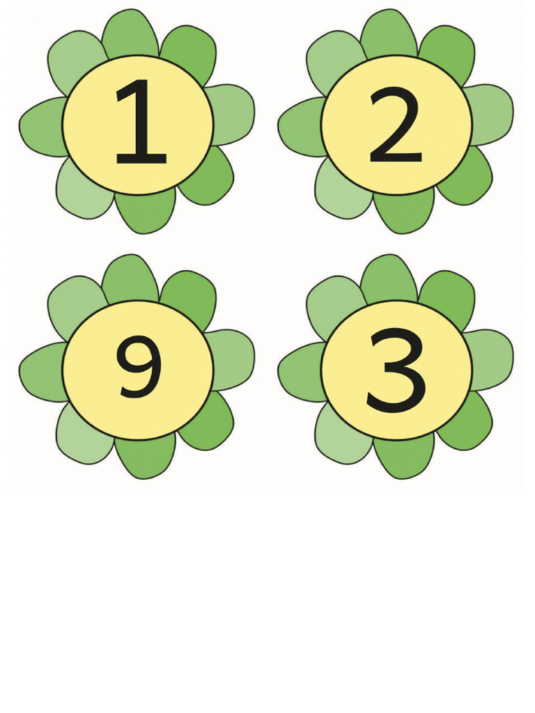 Numbers Printable | PDF